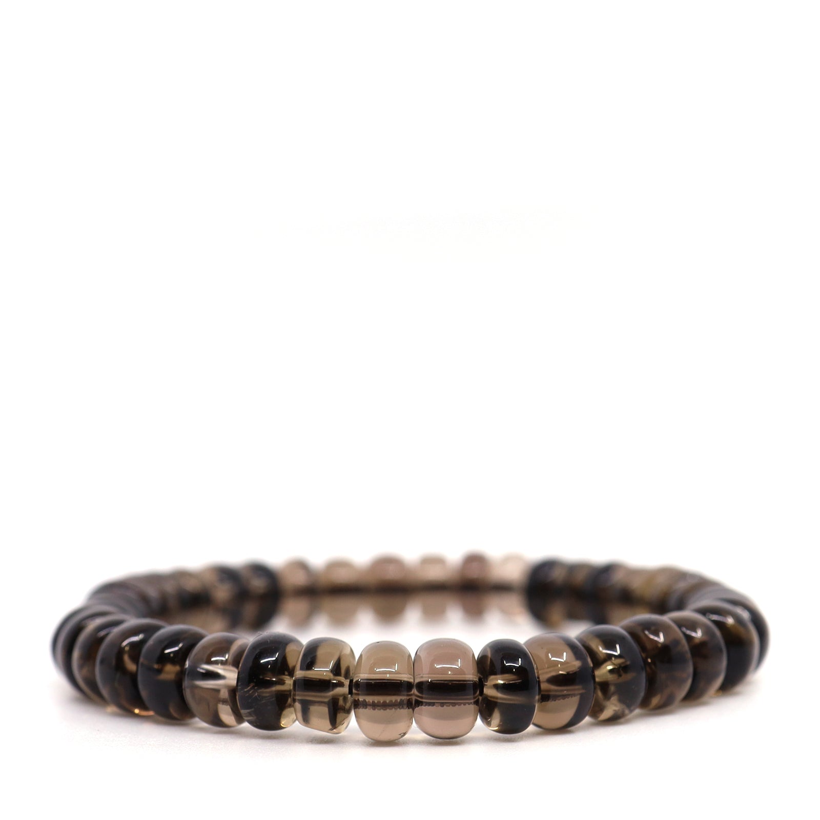 Smoky Quartz Rondelle Bracelet