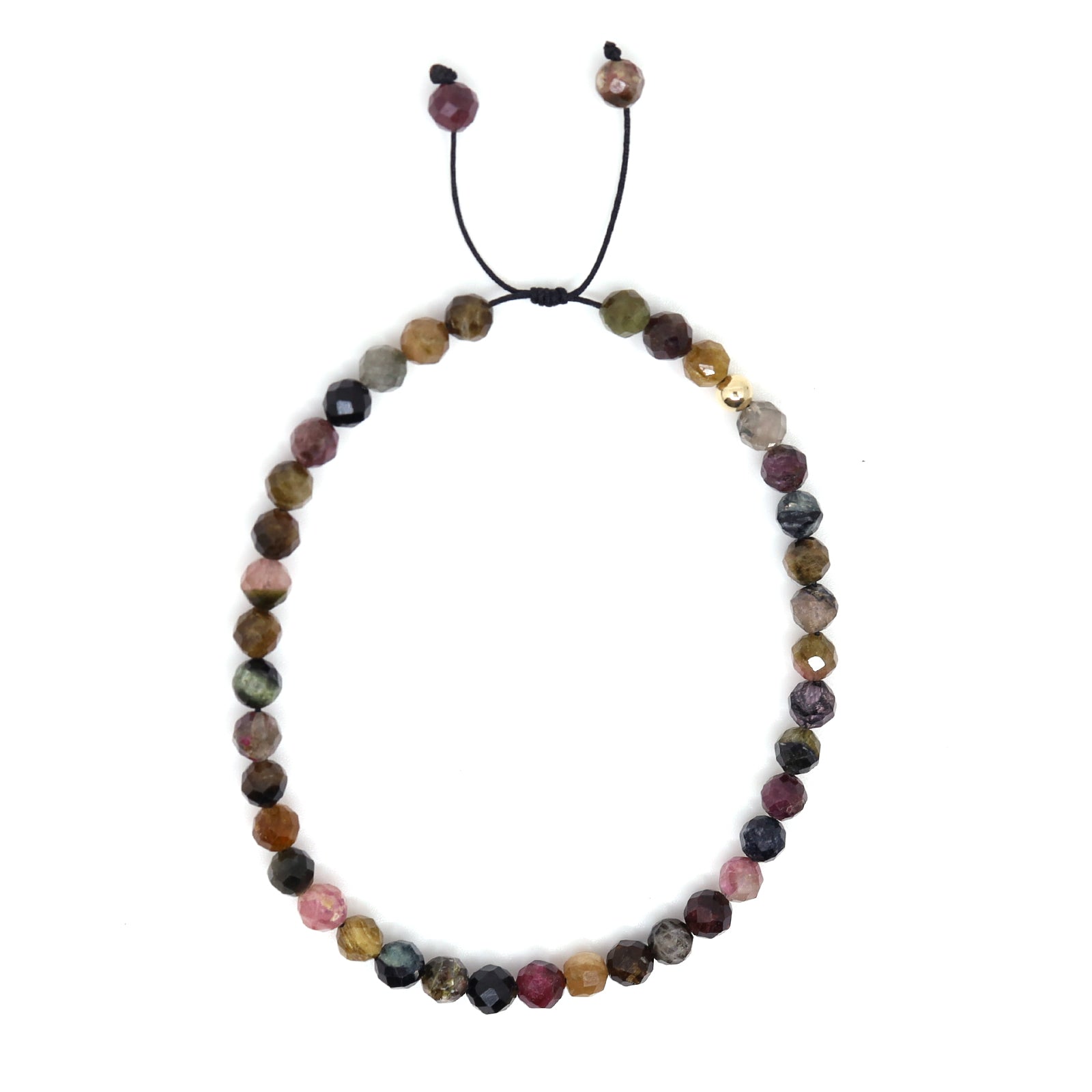 Tourmaline & 14K Solid Gold Bracelet